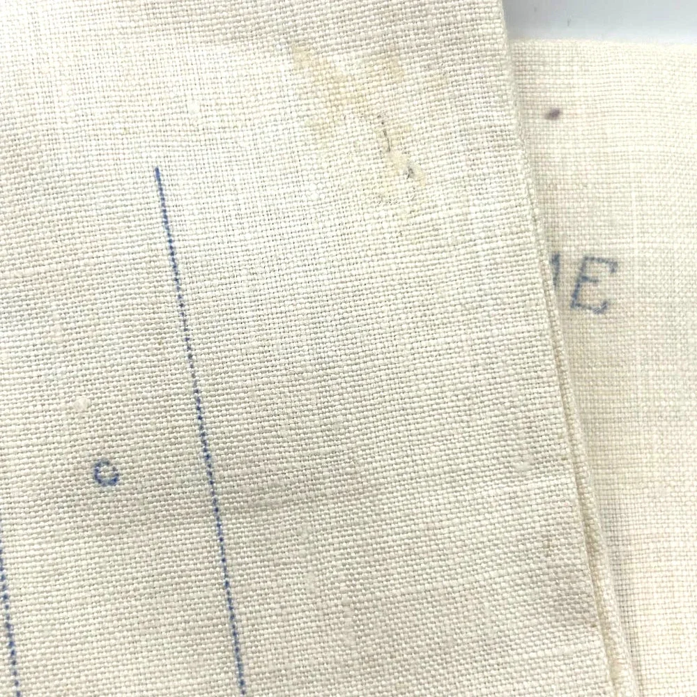 Vintage Linen‎ Napkins for Embroidery Craft Cream Color  Lot of 3 NOS